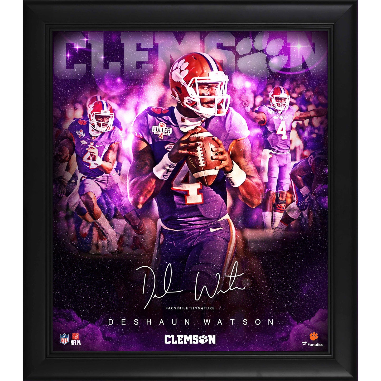 Deshaun Watson Clemson Tigers Framed 15" x 17" Stars of the Game Collage - Facsimile Signature