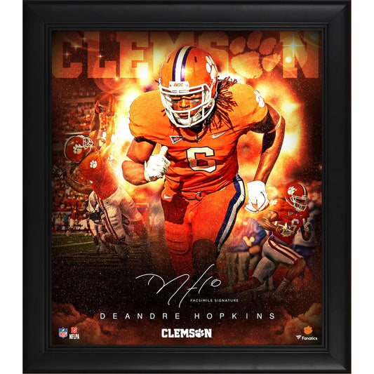 DeAndre Hopkins Clemson Tigers Framed 15" x 17" Stars of the Game Collage - Facsimile Signature