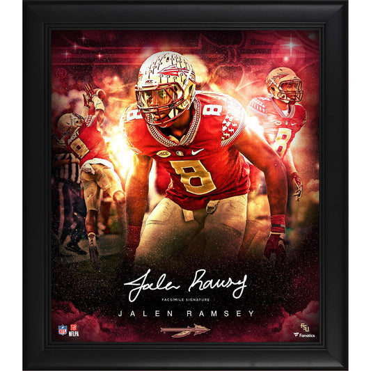 Jalen Ramsey Florida State Seminoles Framed 15" x 17" Stars of the Game Collage - Facsimile Signature