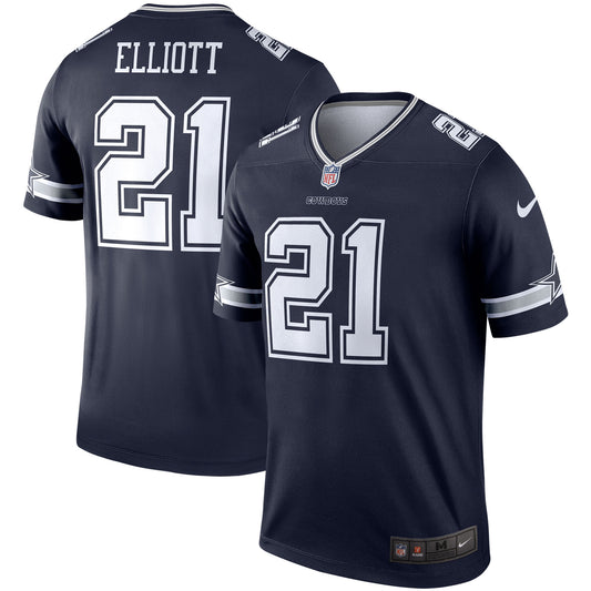 Men's Nike Ezekiel Elliott Navy Dallas Cowboys Legend Player Jersey