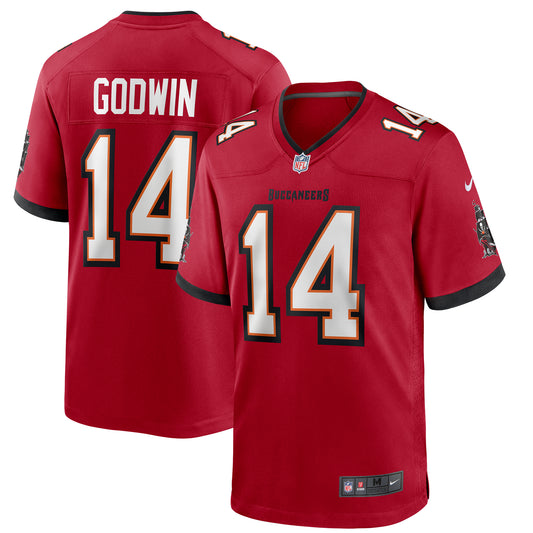 Men's Nike Chris Godwin Red Tampa Bay Buccaneers Game Player Jersey