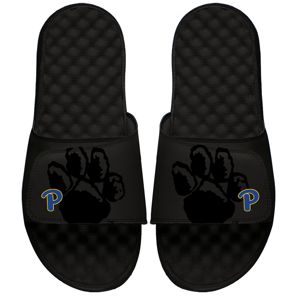 Men's ISlide Black Pitt Panthers Tonal Pop Slide Sandals