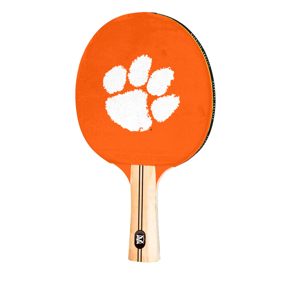 Clemson Tigers Logo Table Tennis Paddle