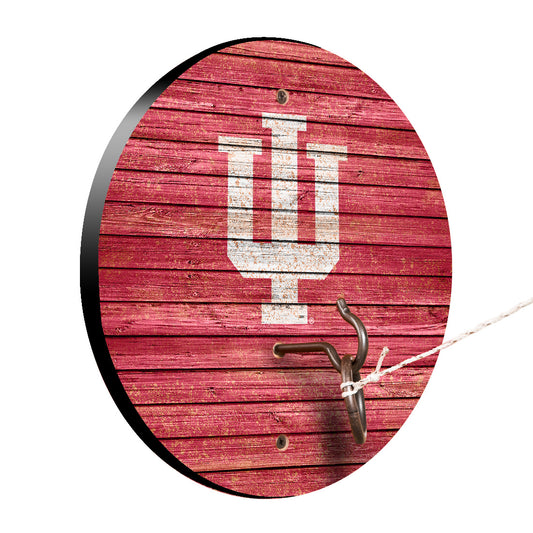 Indiana Hoosiers Weathered Design Hook and Ring Game