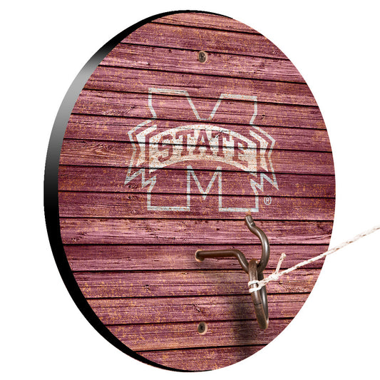Mississippi State Bulldogs Weathered Design Hook and Ring Game