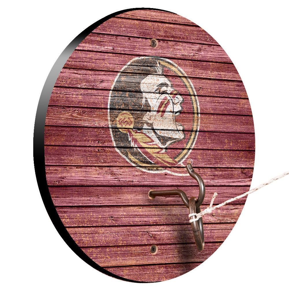 Florida State Seminoles Weathered Design Hook and Ring Game