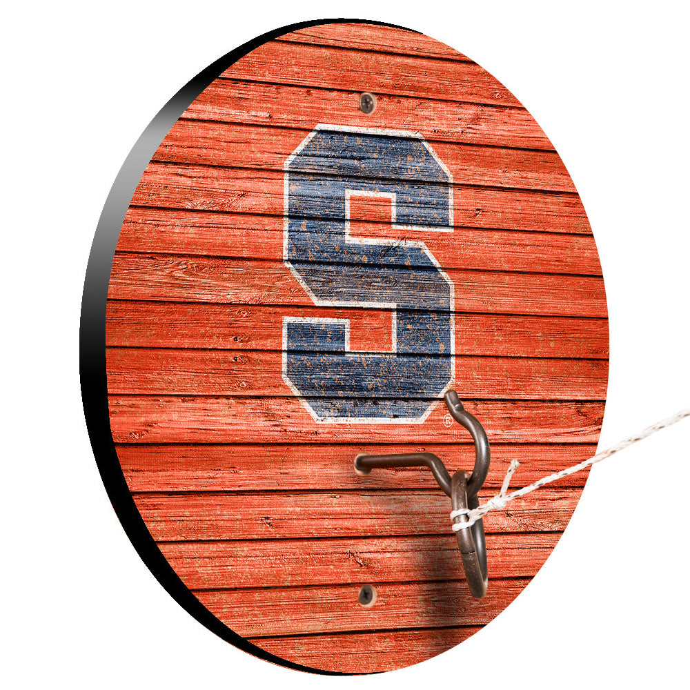 Syracuse Orange Weathered Design Hook and Ring Game