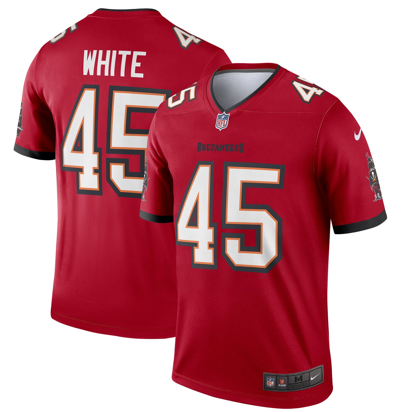 Men's Nike Devin White Red Tampa Bay Buccaneers Legend Jersey