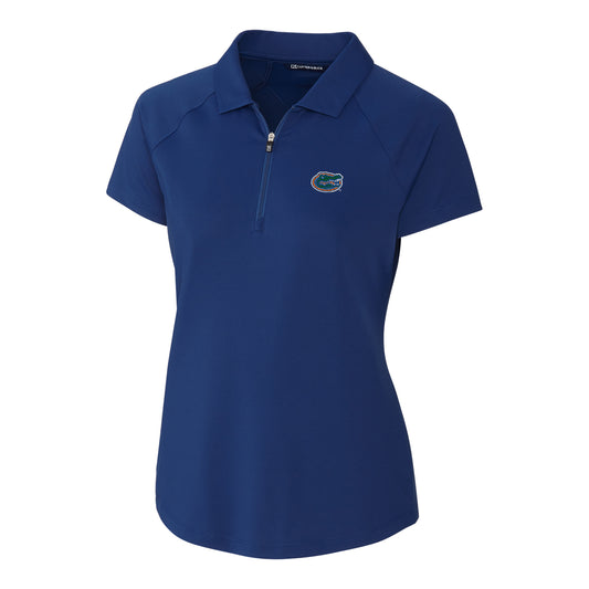 Women's Cutter & Buck Blue Florida Gators Forge Polo