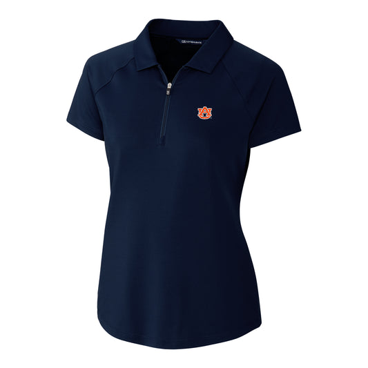 Women's Cutter & Buck Navy Auburn Tigers Forge Polo