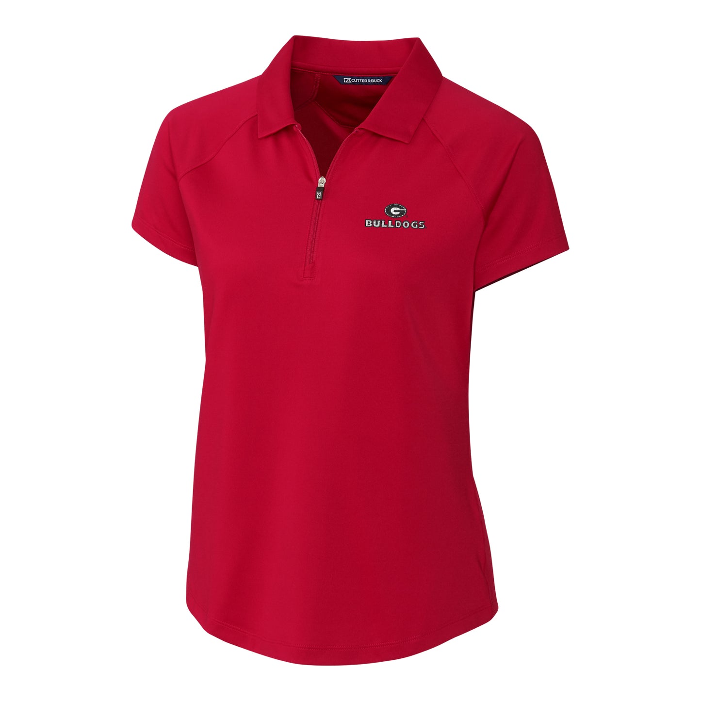 Women's Cutter & Buck Red Georgia Bulldogs Forge Polo