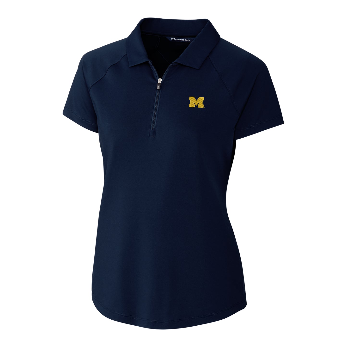 Women's Cutter & Buck Navy Michigan Wolverines Forge Polo