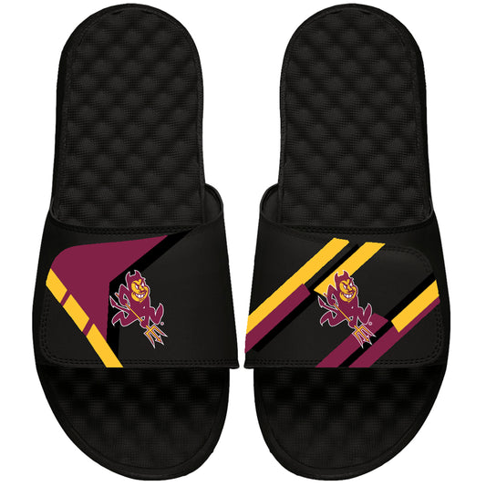 Men's ISlide Black Arizona State Sun Devils Varsity Starter Jacket Slide Sandals