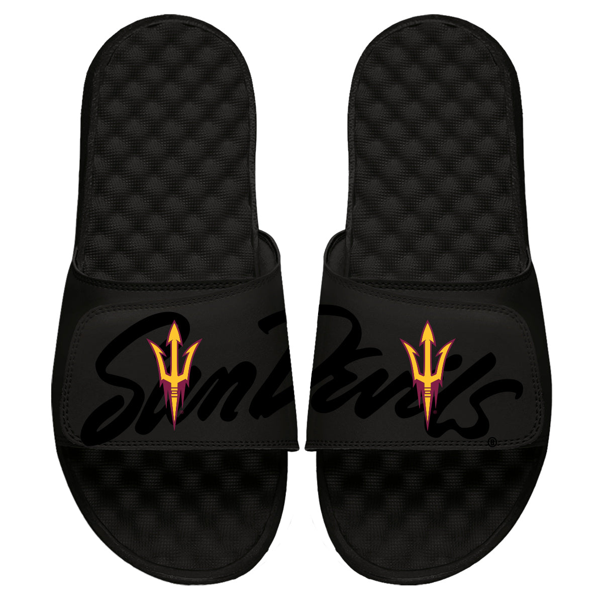 Youth ISlide Black Arizona State Sun Devils Tonal Pop Slide Sandals