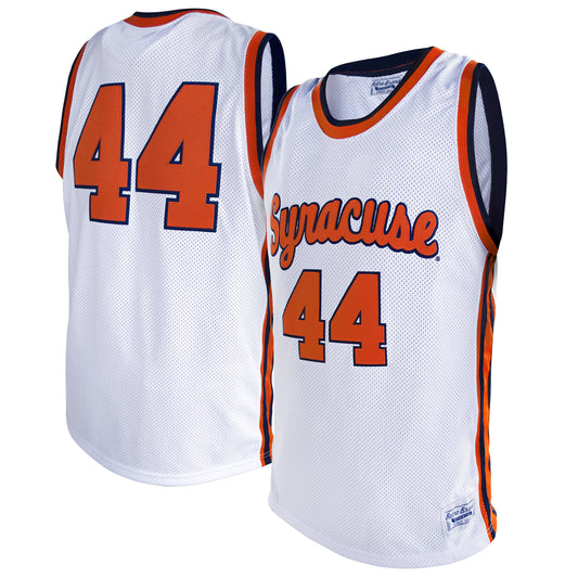 Men's Original Retro Brand #44 White Syracuse Orange Alumni Basketball Jersey