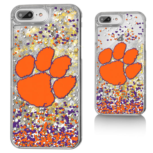 Clemson Tigers iPhone Glitter Confetti Design Case