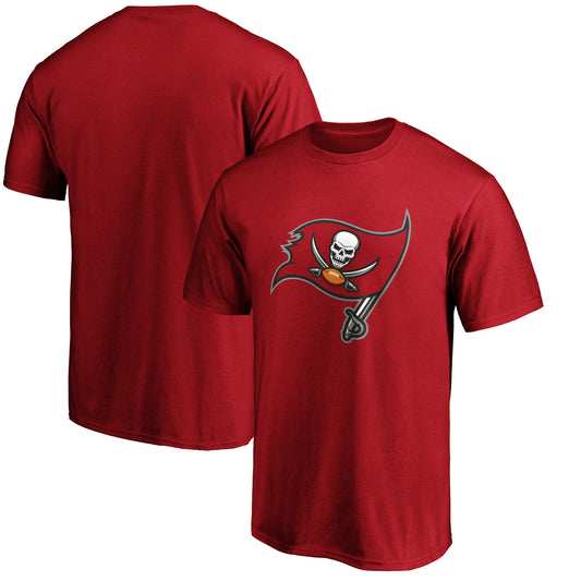 Men's Fanatics Red Tampa Bay Buccaneers Primary Logo Team T-Shirt