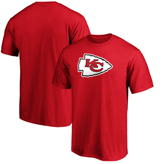 Men's Fanatics Red Kansas City Chiefs Primary Logo T-Shirt