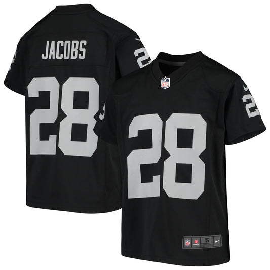 Youth Nike Josh Jacobs Black Las Vegas Raiders Game Jersey