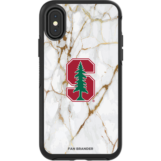 Black Stanford Cardinal iPhone Symmetry Marble Case