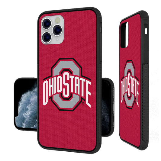 Ohio State Buckeyes iPhone Solid Design Bump Case