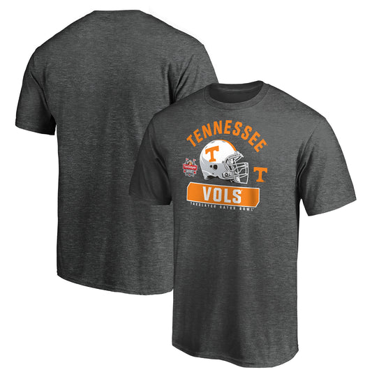 Men's Fanatics Heather Gray Tennessee Volunteers 2020 Taxslayer Gator Bowl Bound Spike T-Shirt