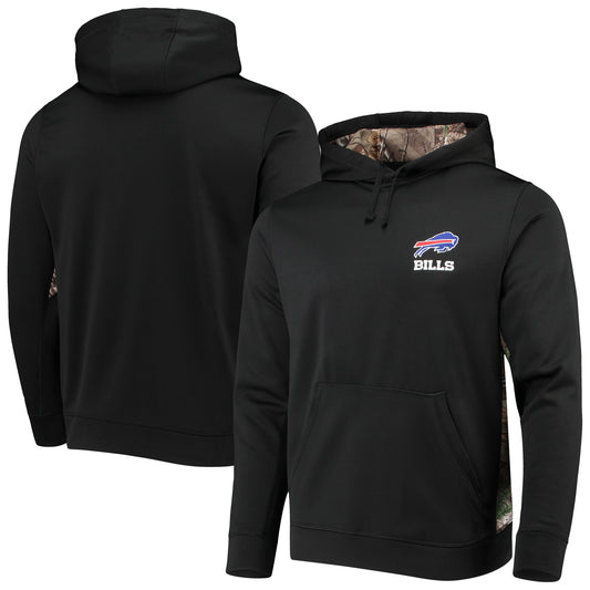 Men's Dunbrooke Black/Realtree Camo Buffalo Bills Logo Ranger Pullover Hoodie