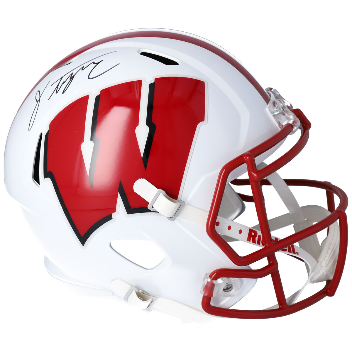 Jonathan Taylor Wisconsin Badgers Autographed Riddell Speed Replica Helmet