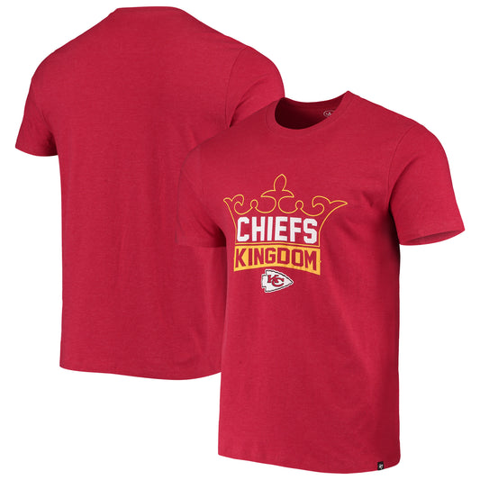 Men's '47 Red Kansas City Chiefs Regional Super Rival Kingdom T-Shirt