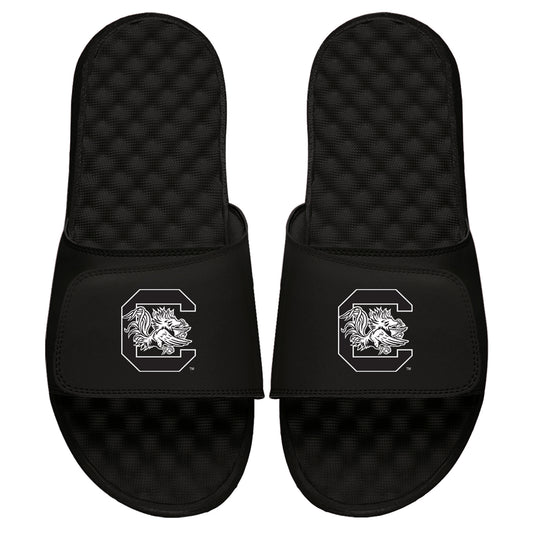 Men's ISlide Black South Carolina Gamecocks Primary Logo Slide Sandals