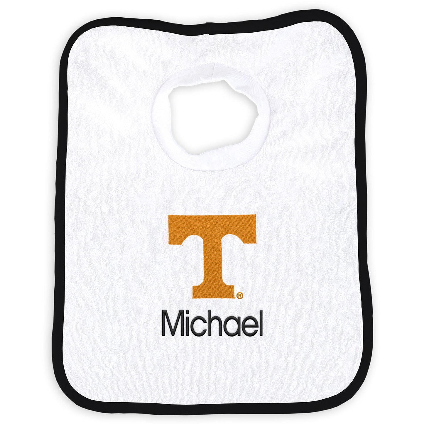 Newborn & Infant Tennessee Volunteers Personalized Bib