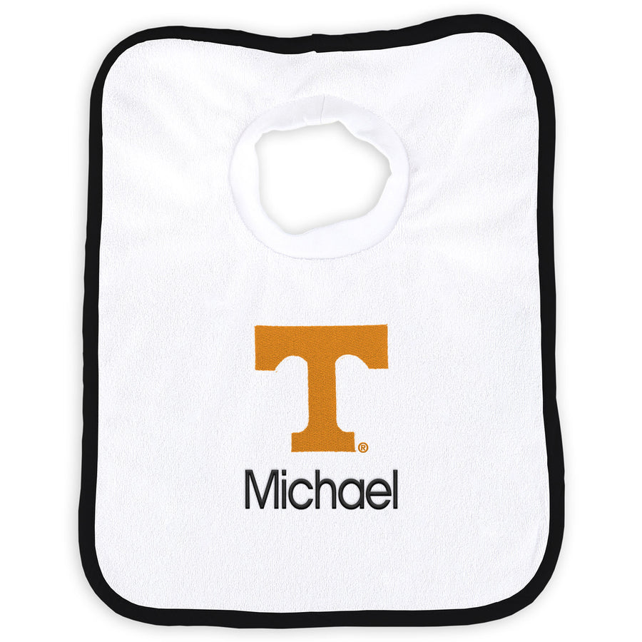 Newborn & Infant Tennessee Volunteers Personalized Bib