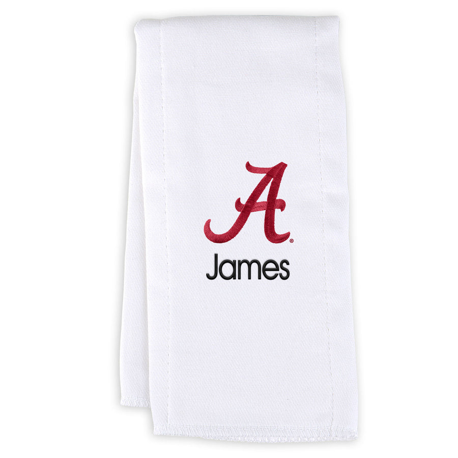 Newborn & Infant Alabama Crimson Tide Personalized Burp Cloth
