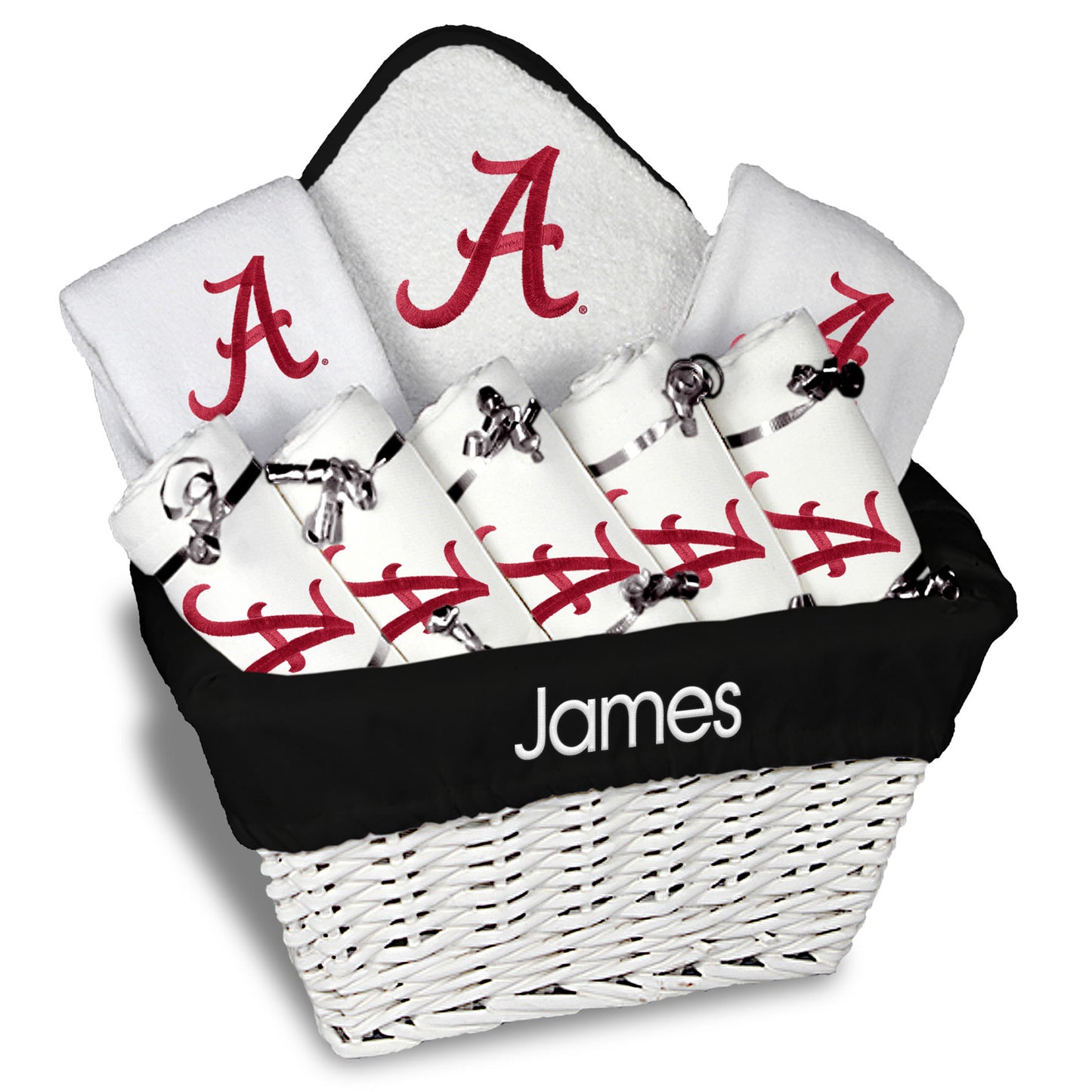 Newborn & Infant Alabama Crimson Tide Personalized Large Gift Basket