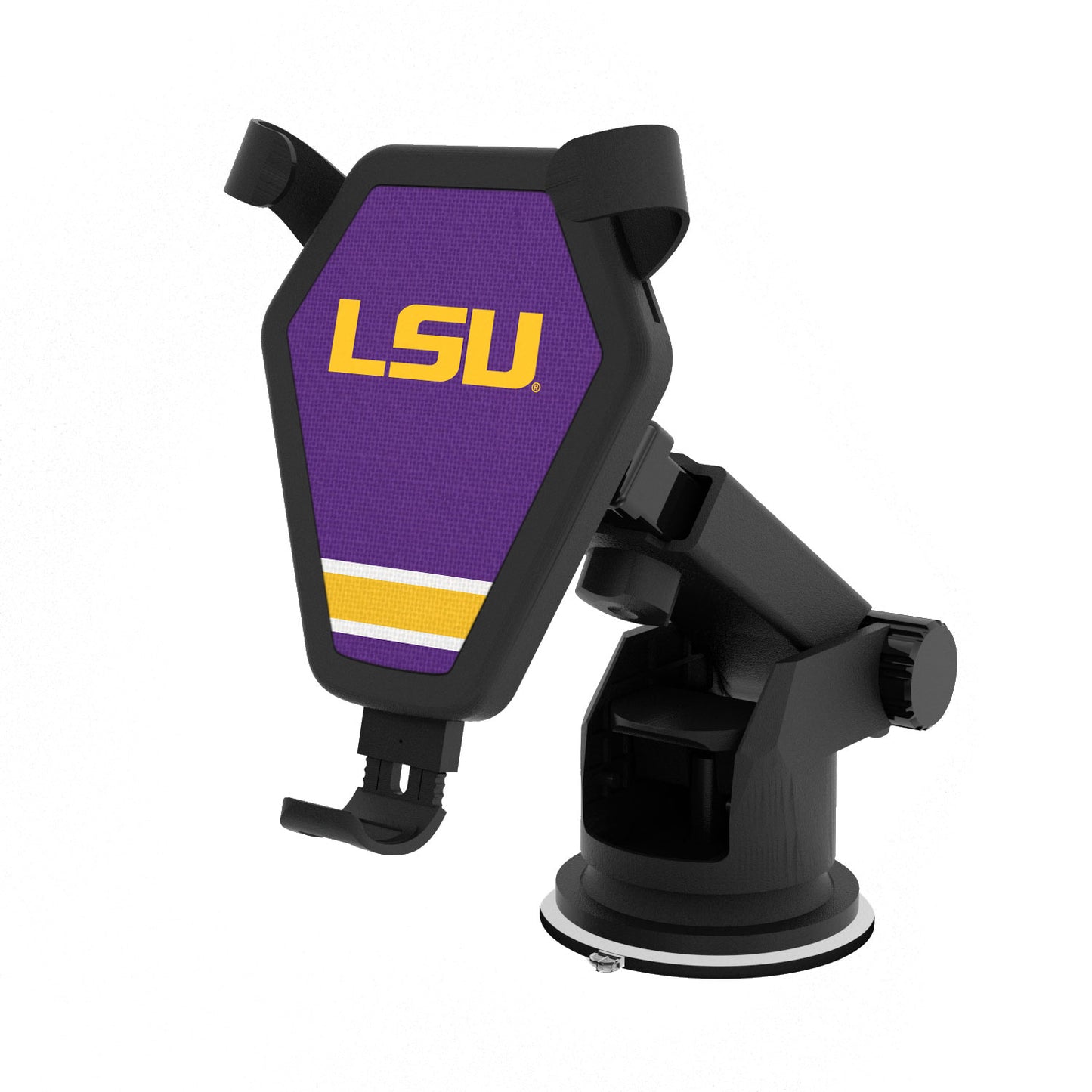 LSU Tigers Striped Wireless Car Charger