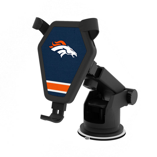 Denver Broncos Stripe Design Wireless Car Charger