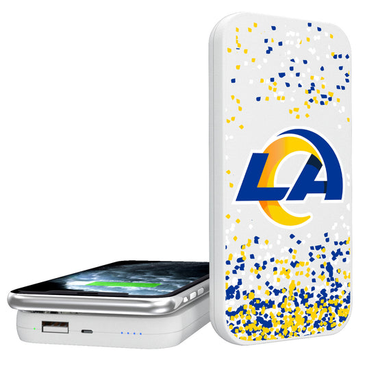 Los Angeles Rams Confetti Design Wireless 5000mAh Powerbank