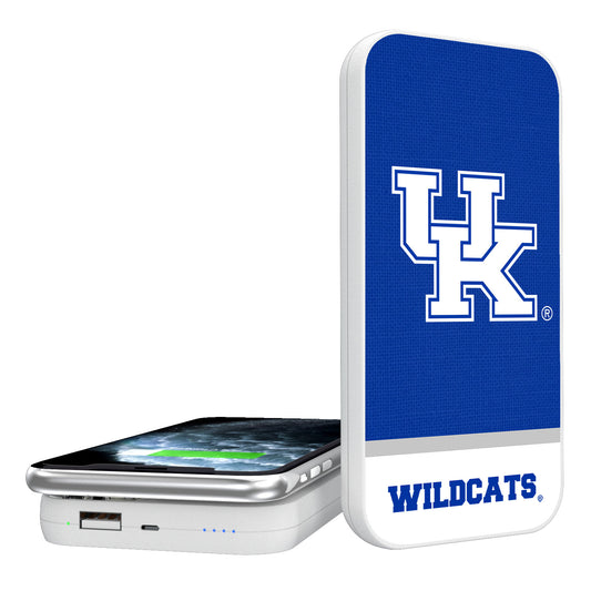 Kentucky Wildcats Endzone Solid Design Wireless 5000mAh Powerbank