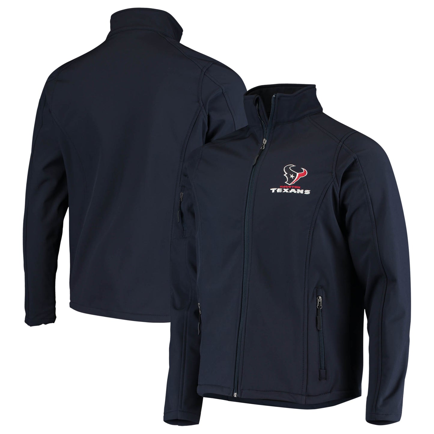 Men's Dunbrooke Navy Houston Texans Sonoma Softshell Full-Zip Jacket