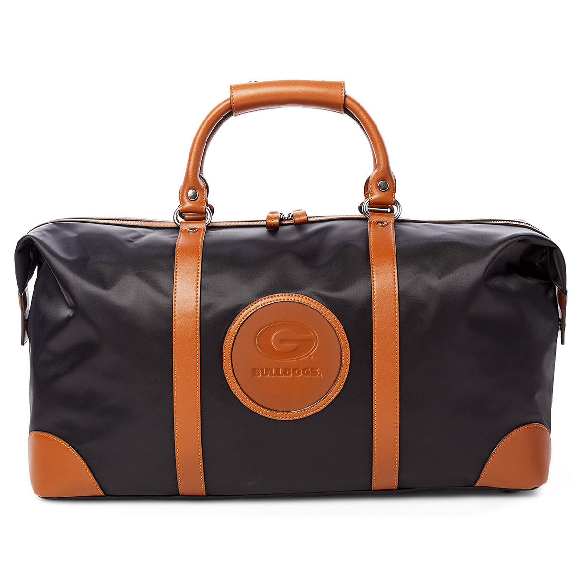 Women's MOJO Black Georgia Bulldogs Debossed Signature Duffel Bag