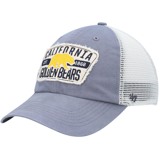 Men's '47 Navy Cal Bears Crawford Clean Up Trucker Snapback Hat