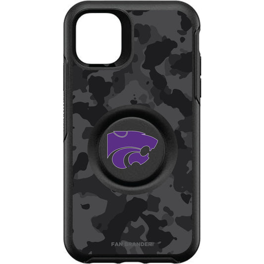 OtterBox Kansas State Wildcats Otter + PopSocket Symmetry Urban Camo iPhone Case