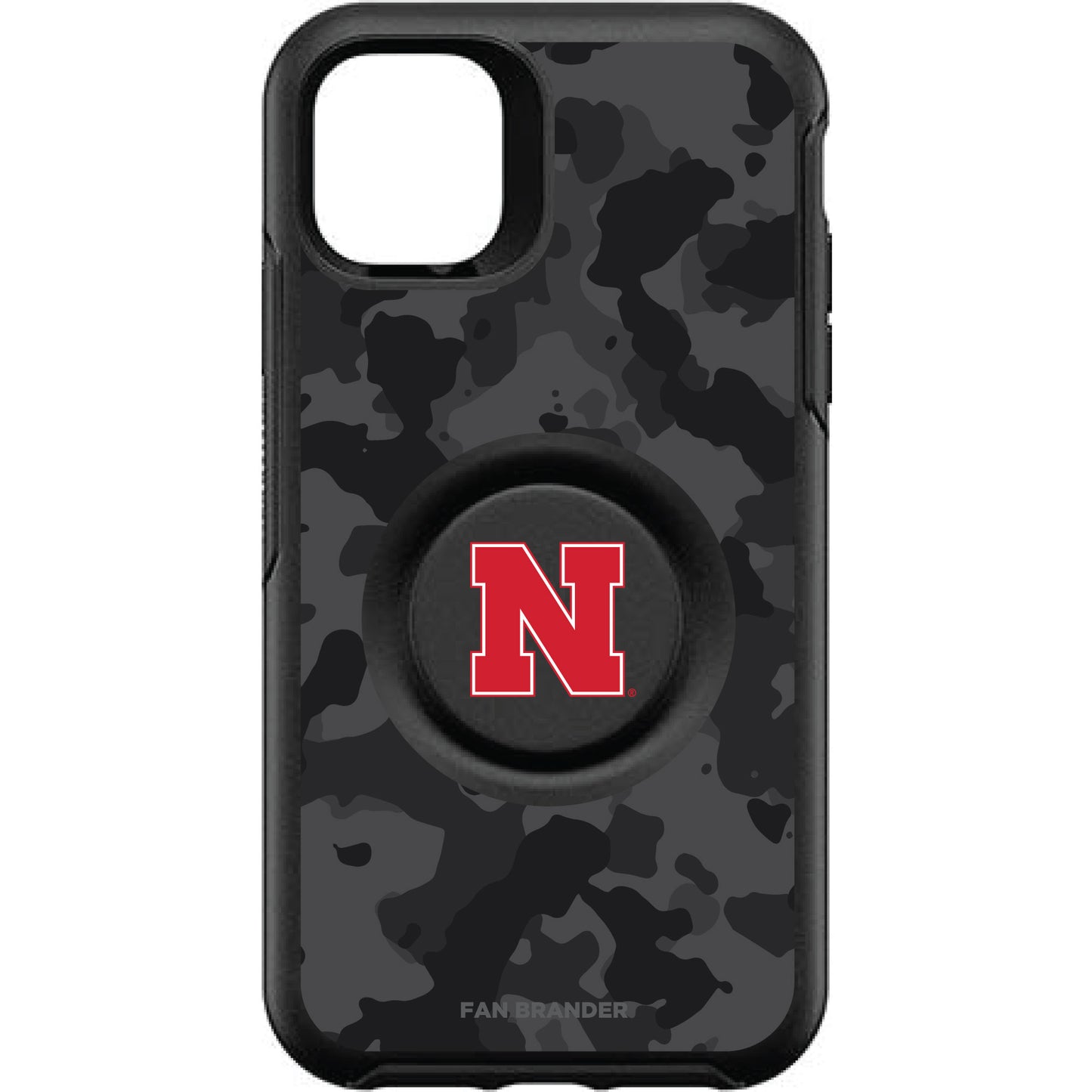 OtterBox Nebraska Huskers Otter + PopSocket Symmetry Urban Camo iPhone Case