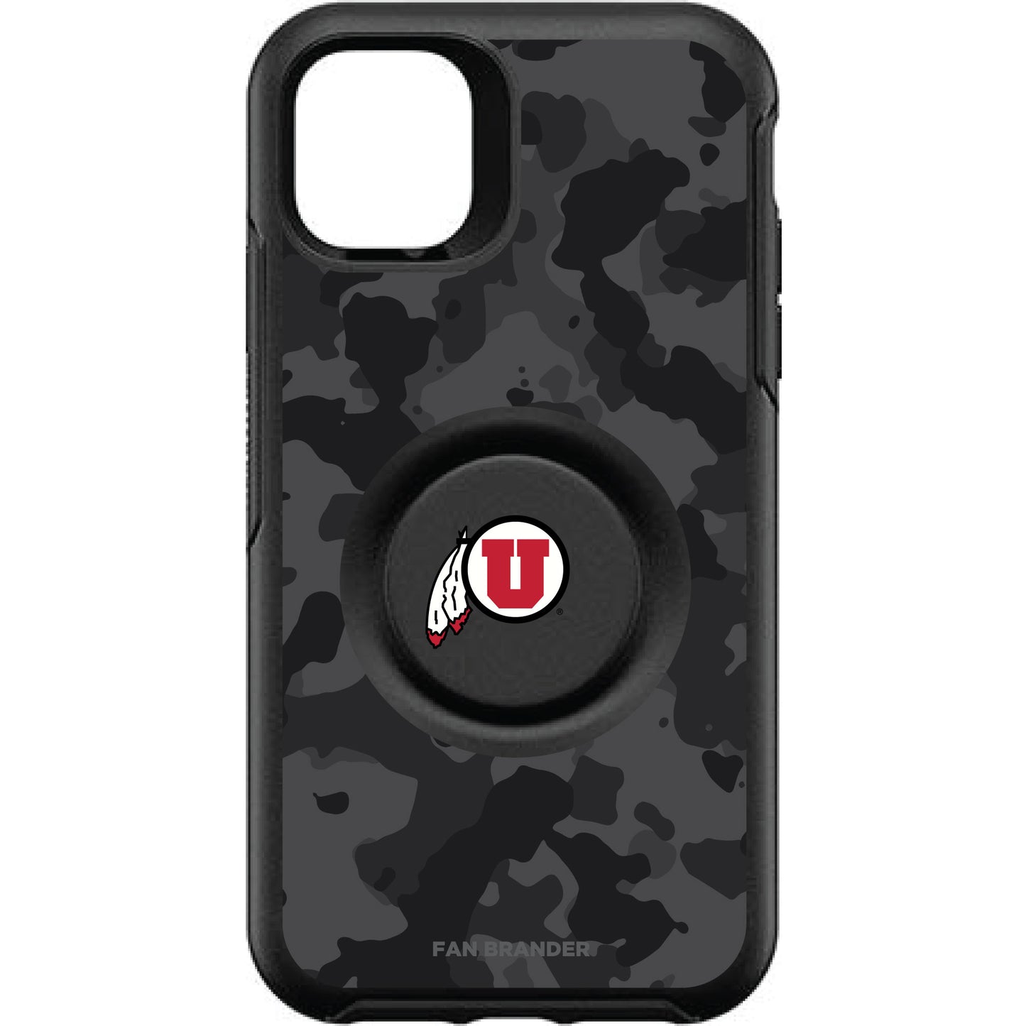 OtterBox Utah Utes Otter + PopSocket Symmetry Urban Camo iPhone Case