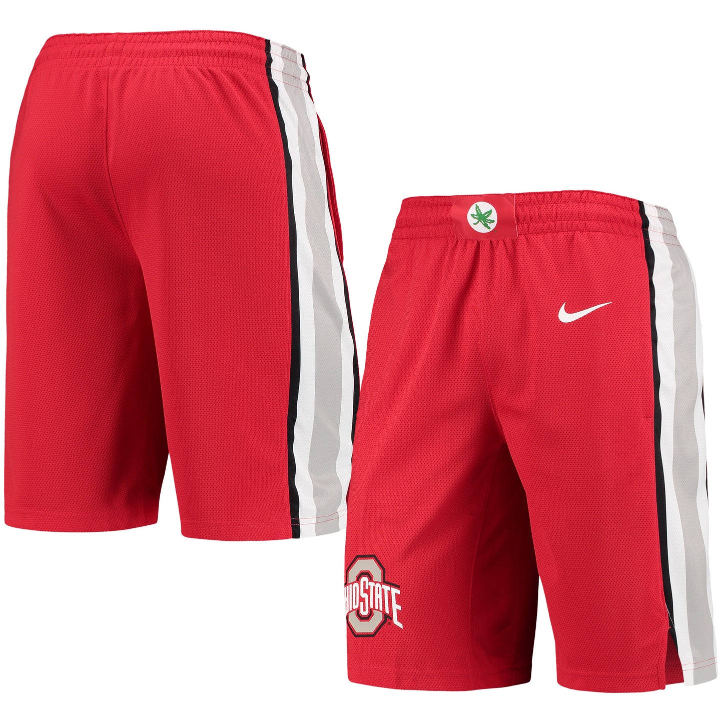 Men's Nike Scarlet Ohio State Buckeyes Replica Performance Basketball Shorts