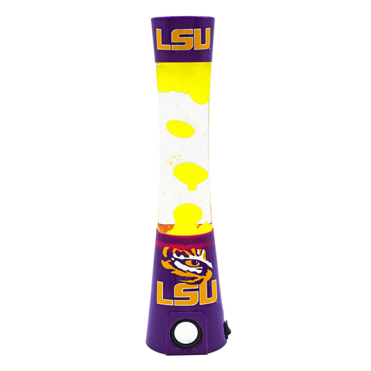 LSU Tigers Magma Lamp with Bluetooth Speaker