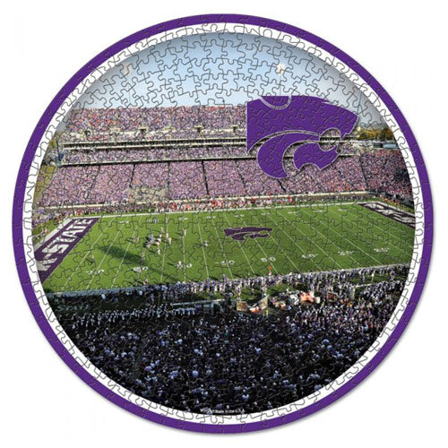 WinCraft Kansas State Wildcats Round 500-Piece Puzzle