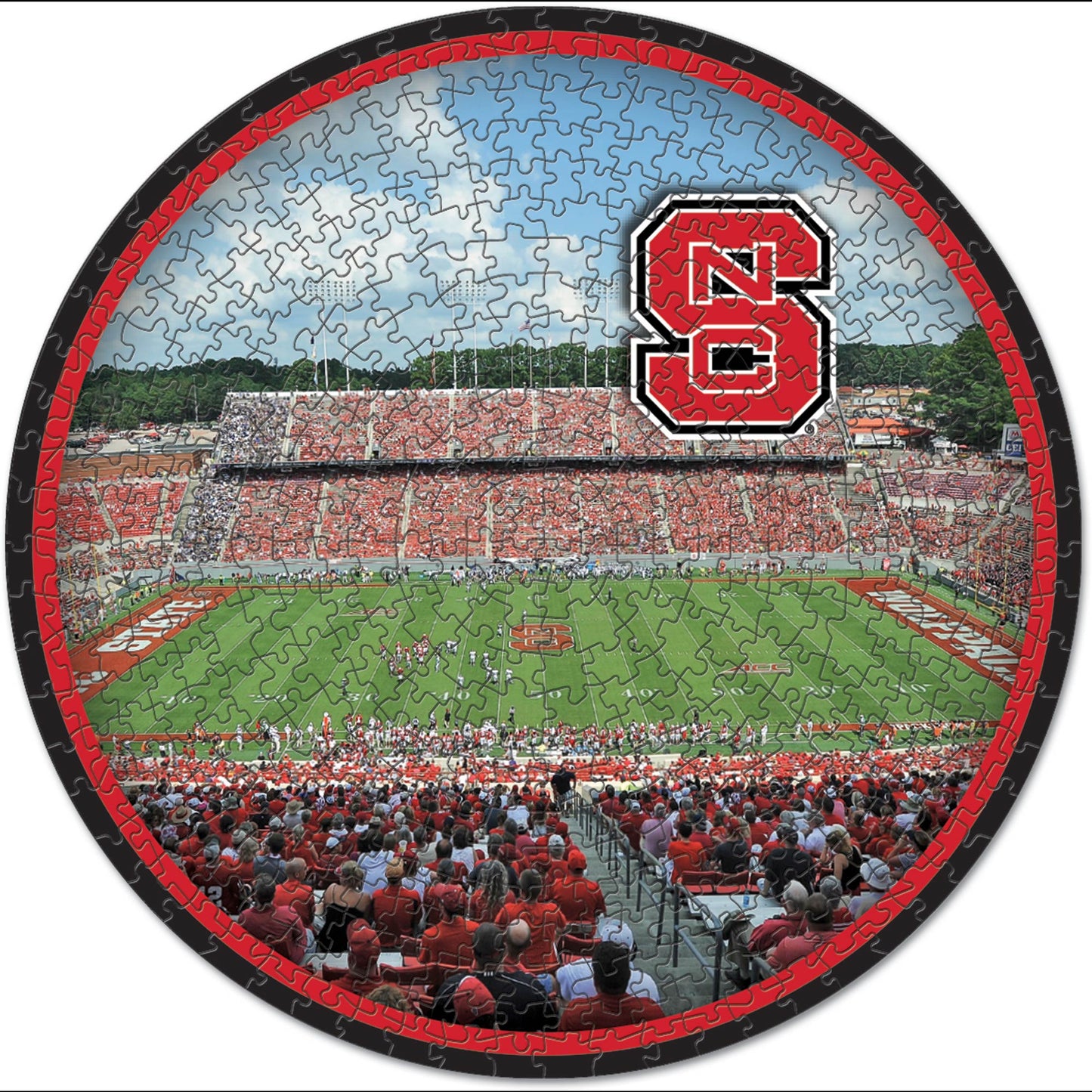 WinCraft NC State Wolfpack Round 500-Piece Puzzle