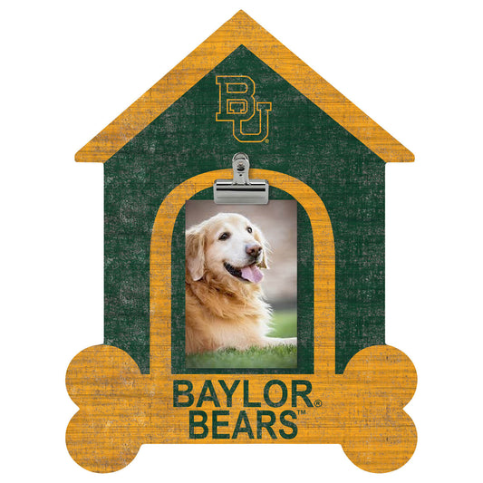 Baylor Bears Dog Bone House Clip Frame