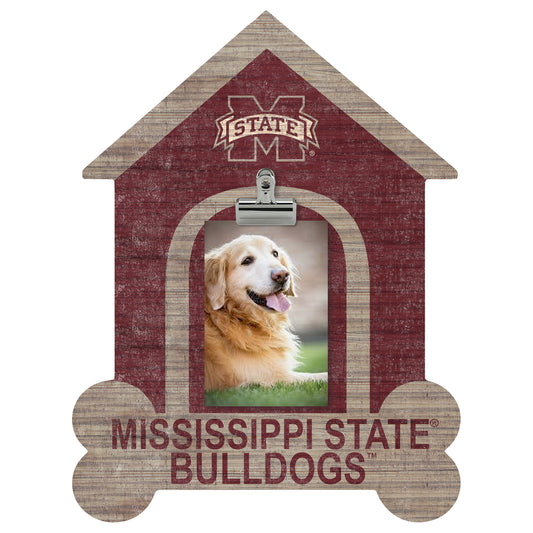 Mississippi State Bulldogs Dog Bone House Clip Frame
